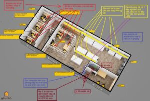 Dự án thiết kế và xây dựng phòng lab màu tại nhà máy Ducksan Vina - Khu CN Tam Thăng - Tam Kỳ